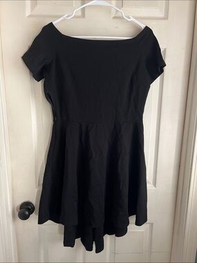 Classic Black Fit & Flare Dress